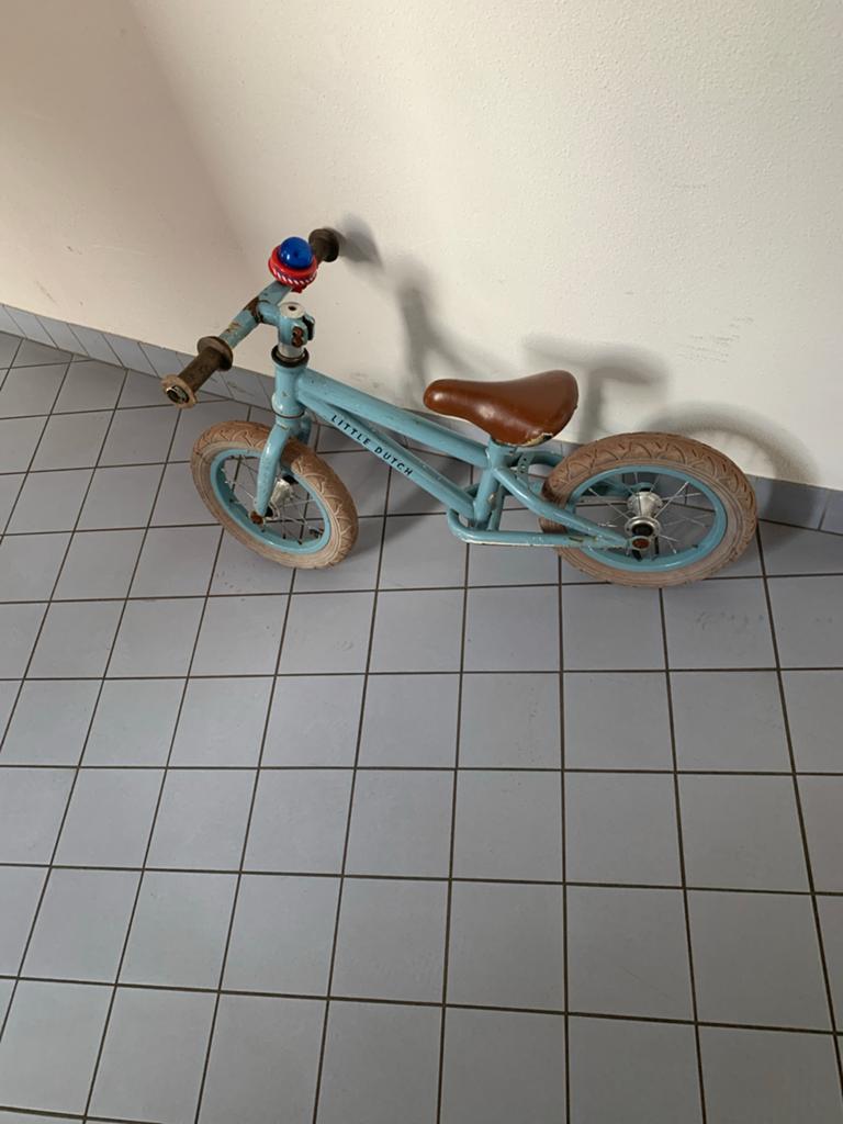 Little Dutch loopfiets - Blauw, Ophalen of Verzenden, Zo goed als nieuw