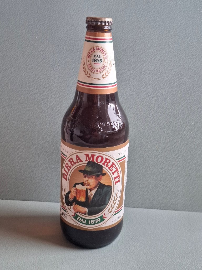 Birra Moretti Bier (Tht Jan-1998), Ophalen, Zo goed als nieuw, Flesje(s), Overige merken