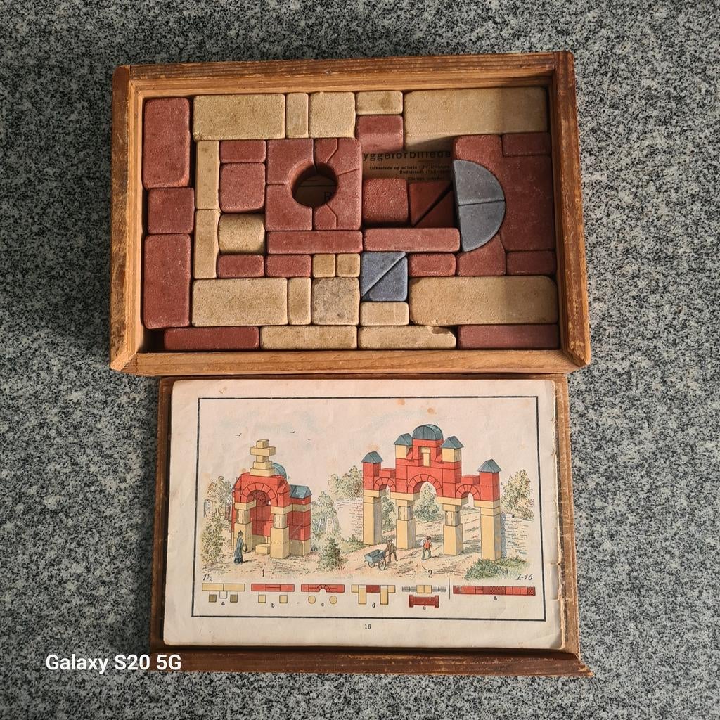 Antieke Anker Steinbouwkaste - Historisch Bouwspeelgoed, Antiek en Kunst, Antiek | Speelgoed, Ophalen of Verzenden