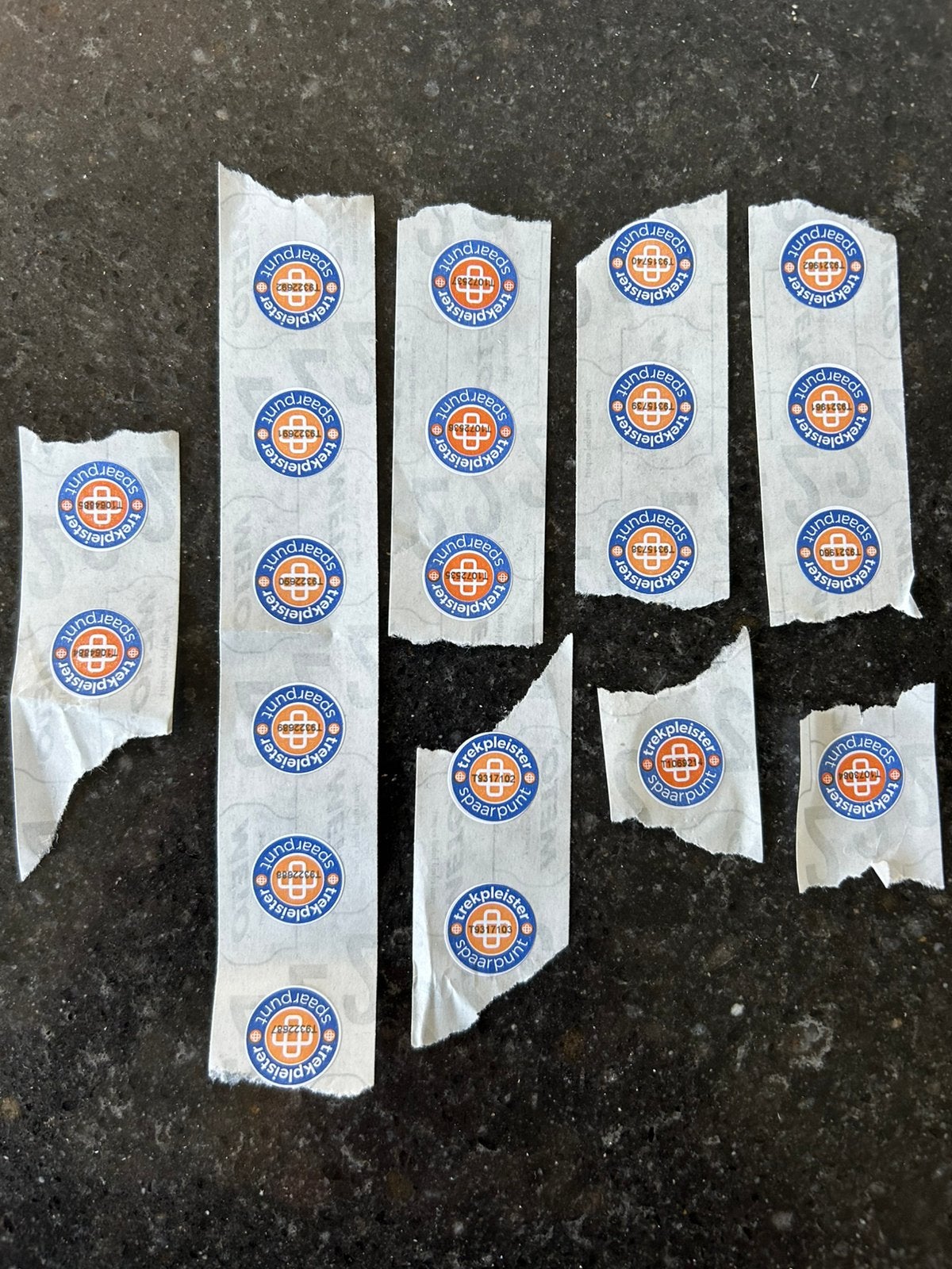 Trekpleister Handdoekzegels, Hobby en Vrije tijd, Spaarzegeltjes, Ophalen of Verzenden, Winkel, Super of Benzinepomp, Zegels, Bonnen of Punten
