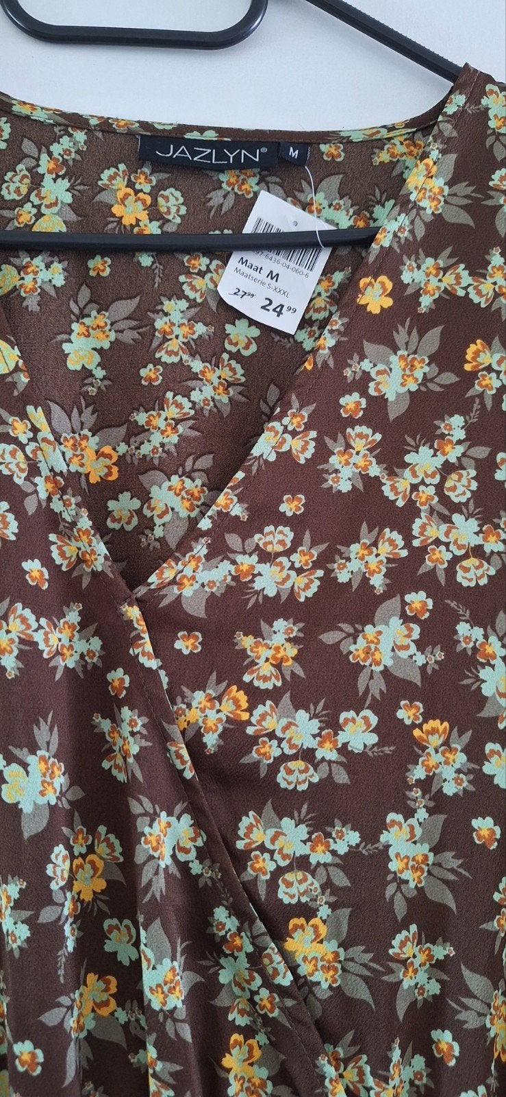 new floral print long-sleeve mini dress by Jazlyn, Ophalen of Verzenden, Nieuw, Maat 38/40 (M), Boven de knie