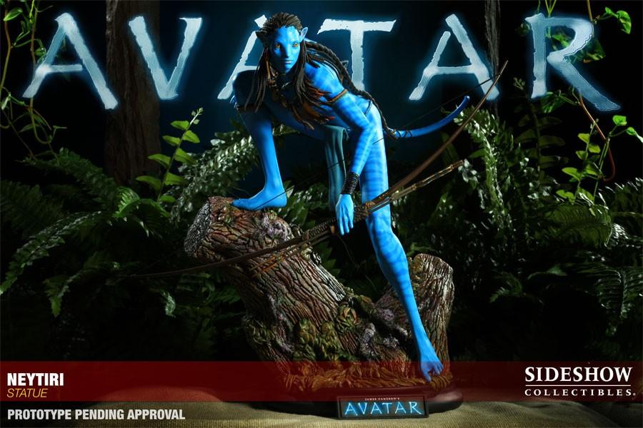 Sideshow Avatar Neytiri Regular Statue ZONDER DOOS MET FOAM, Ophalen, Zo goed als nieuw, Beeldje, Replica of Model