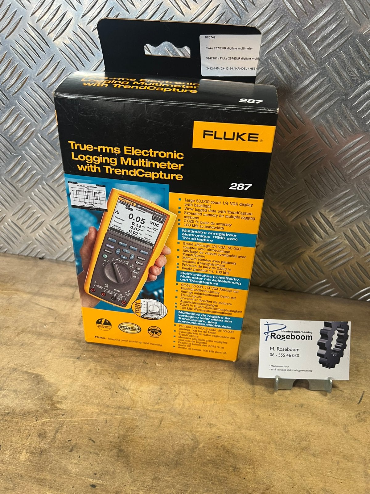 Fluke multimeter 287 digitaal Grafisch Display nieuw in doos, Fluke, Fluke, Multimeter, Nieuw