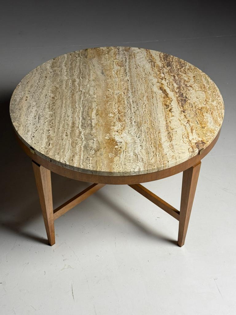 Salontafel travertin vintage, Ophalen