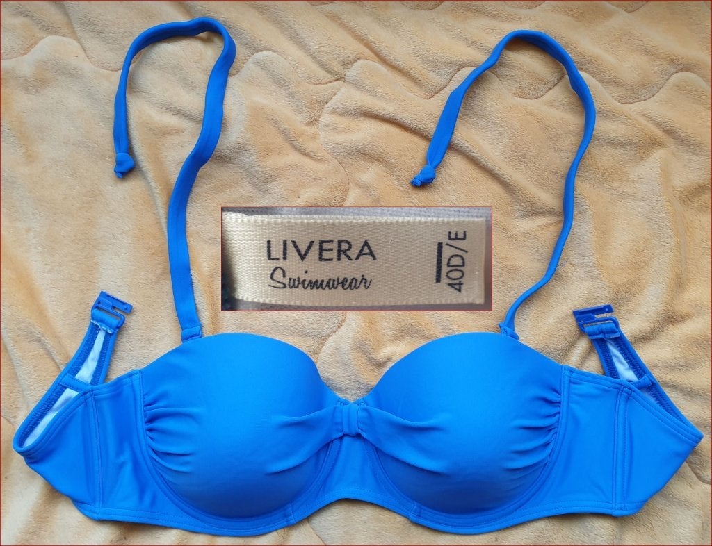 Felblauwe LIVERA bikini maat 38_40D nieuw, Blauw, Nieuw, Ophalen of Verzenden, Bikini