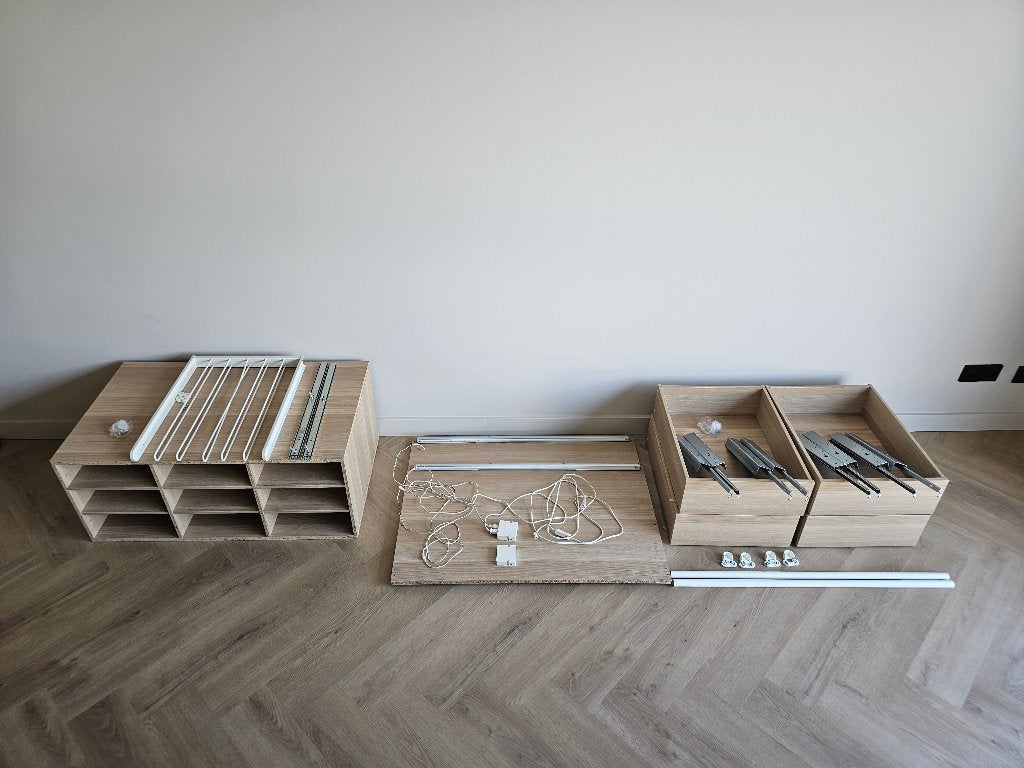 IKEA PAX kastinrichting - schoenenrek en lades, Ophalen, Gebruikt, 50 tot 100 cm, Minder dan 100 cm