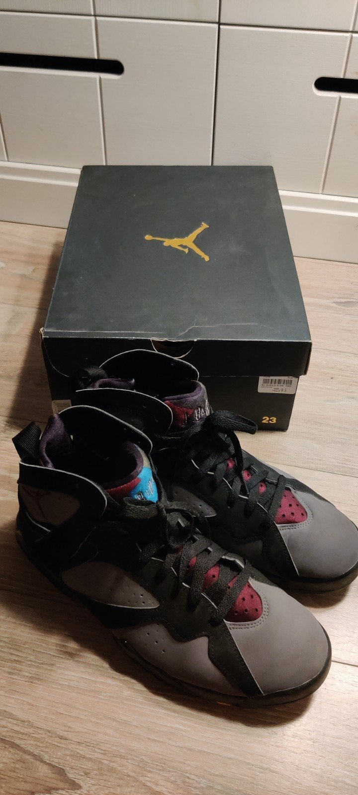 Nike Air Jordan 7 Retro "Bordeaux" - EU 43, Overige kleuren, Ophalen of Verzenden, Nike Air Jordan, Sneakers of Gympen