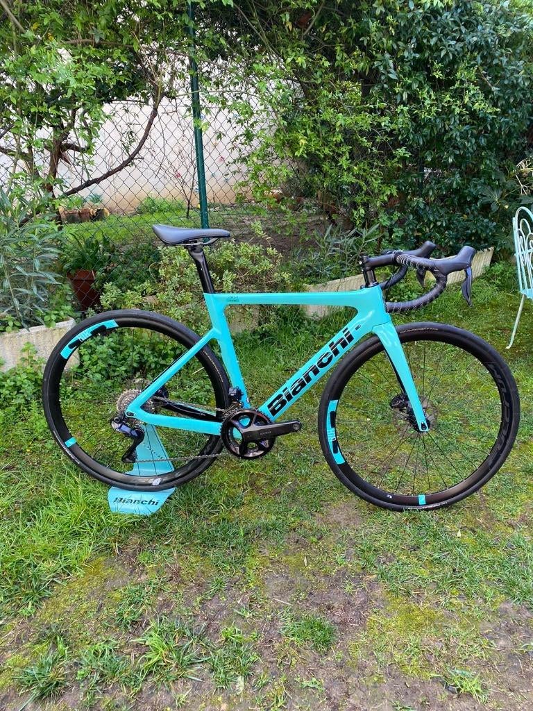 Bianchi Aria 53 Shimano Ultegra Di2 12S, 28 inch, Gebruikt, Carbon, Heren