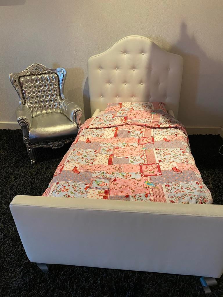 prinsessenbed voor meisjes - peuterbed, Kinderen en Baby's, Kinderkamer | Bedden, Ophalen, 85 tot 100 cm, Gebruikt, 140 tot 160 cm