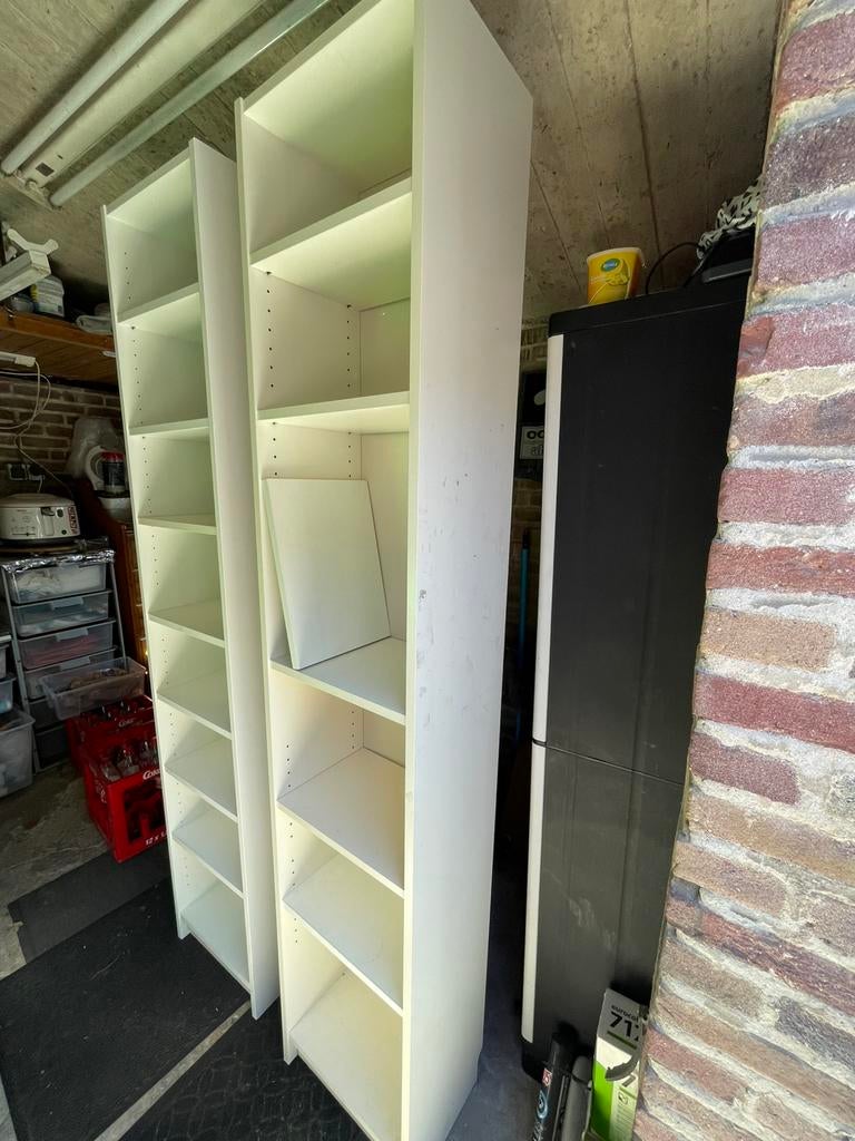 Ikea billy boekenkast gebruikt, Ophalen, Gebruikt, 200 cm of meer, Wit