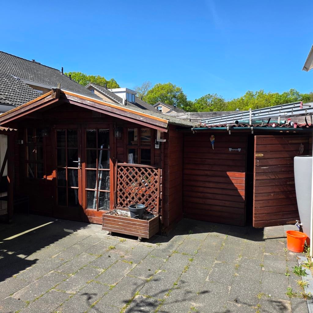 Luxe en ruime tuinhuis, 250 tot 500 cm, Ophalen of Verzenden, Met overkapping, Hout