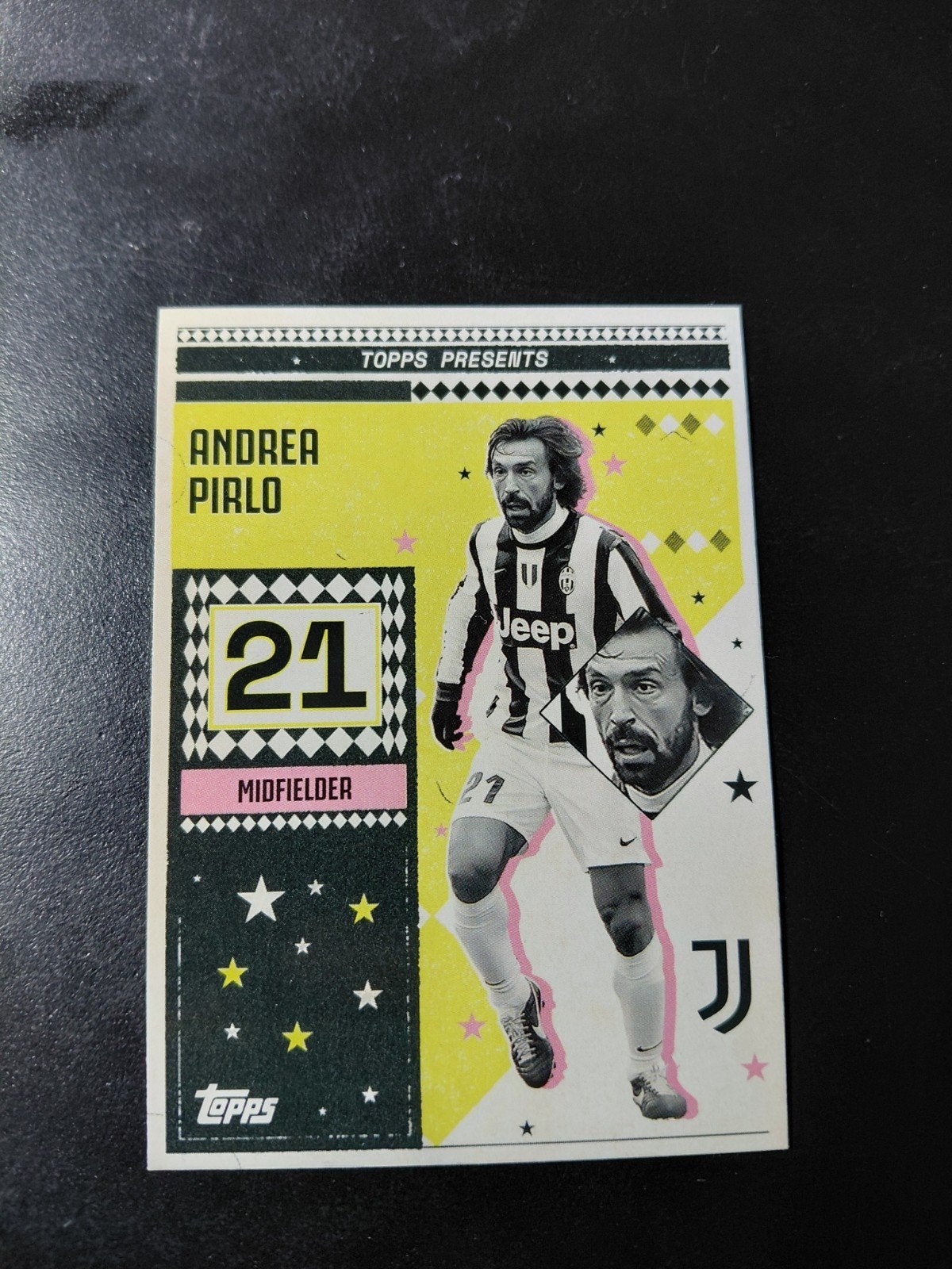 Andrea pirlo (juventus) topps team set legend, Ophalen of Verzenden, Nieuw, Buitenlandse clubs, Spelerskaart