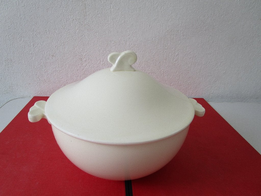 Schaal met deksel Art deco Societé Ceramique Maestricht, Gebruikt, Ophalen of Verzenden, Schaal of Schalen, Overige stijlen