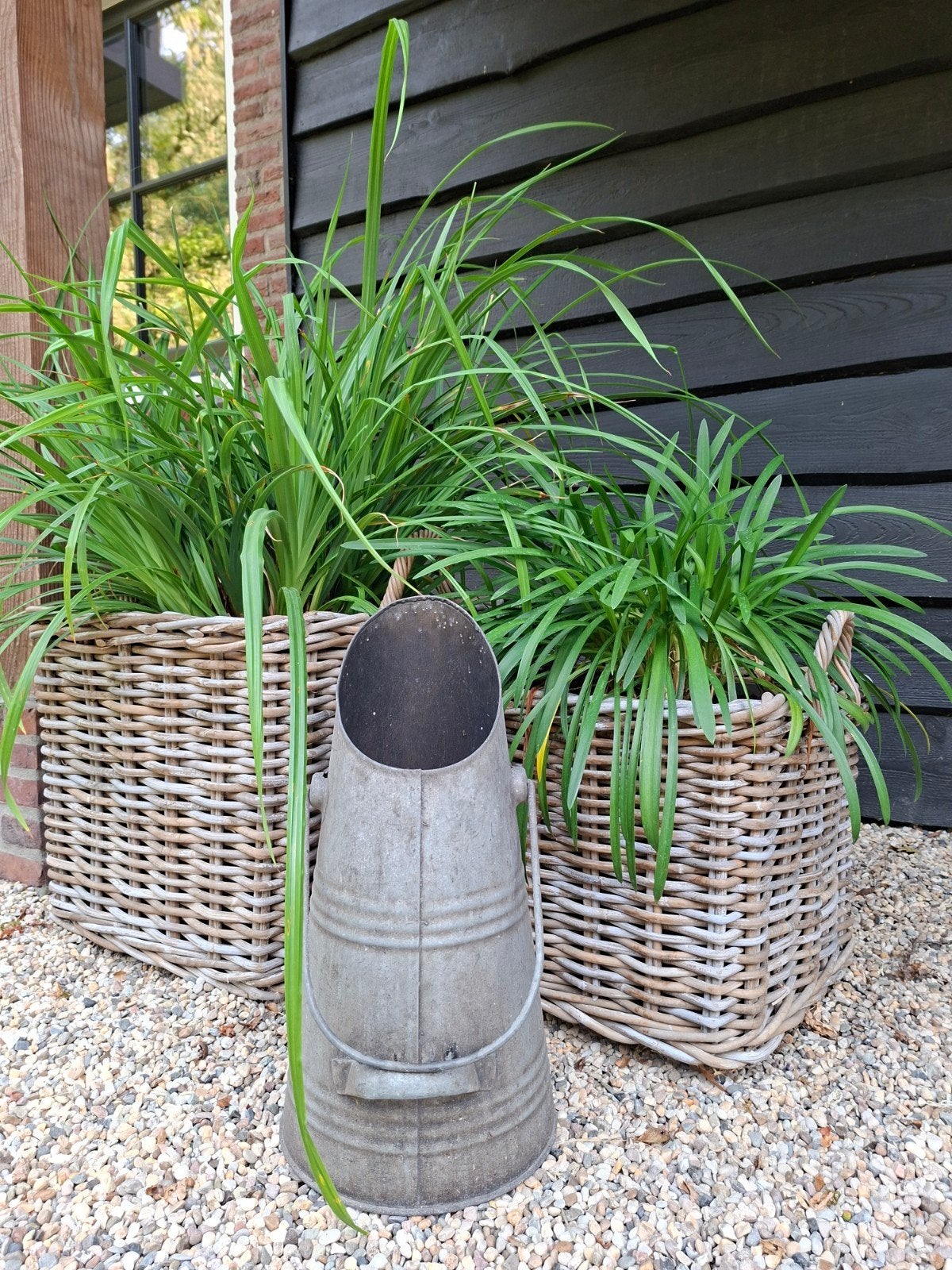 Zinken kolenkit, Tuin en Terras, Ophalen, Gebruikt, Minder dan 30 cm, Rond