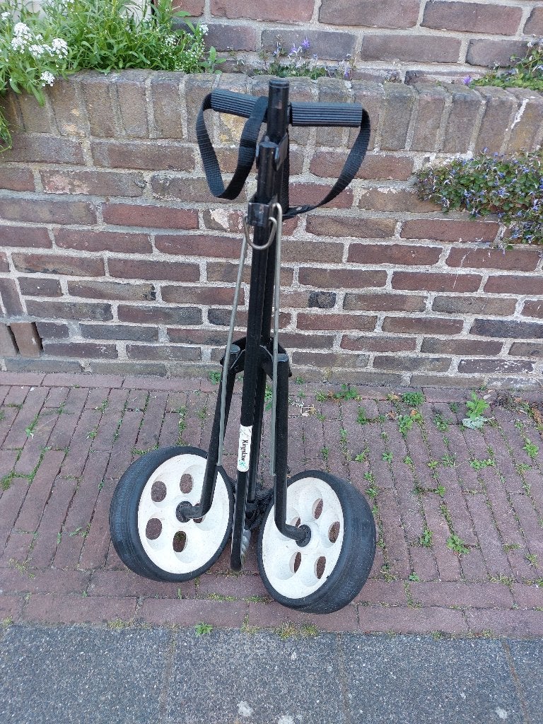 opvouwbare golf trolley met twee wielen., Ophalen, Gebruikt, Golfkar, Overige merken