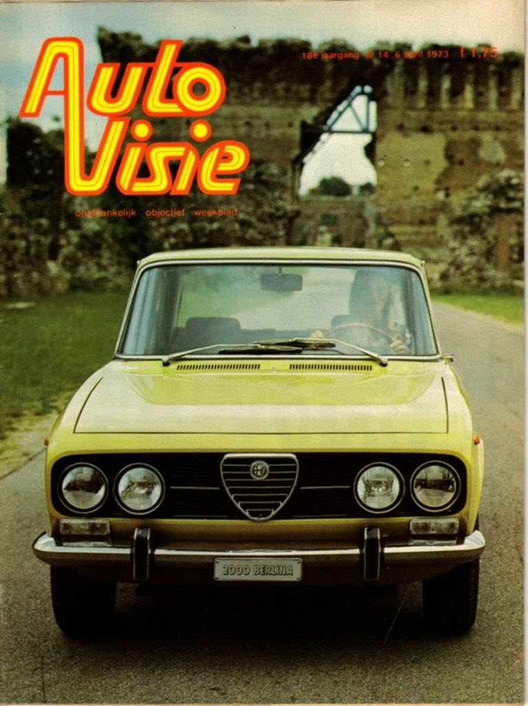 Autovisie test Lancia Beta 1800 April 1973, Ophalen of Verzenden, Gelezen, Overige merken
