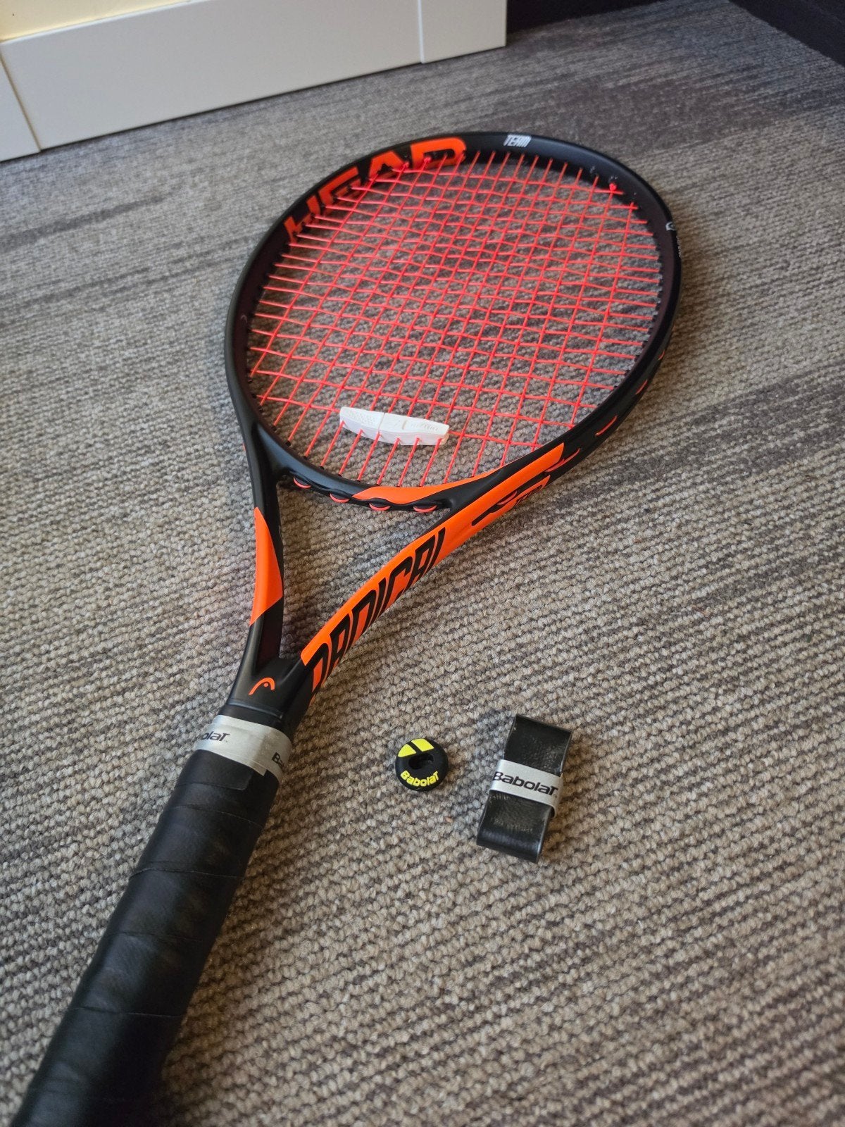 HEAD Radical Team Tennisracket + Tas & Accessoires | L3, Ophalen, Gebruikt, Head, Racket