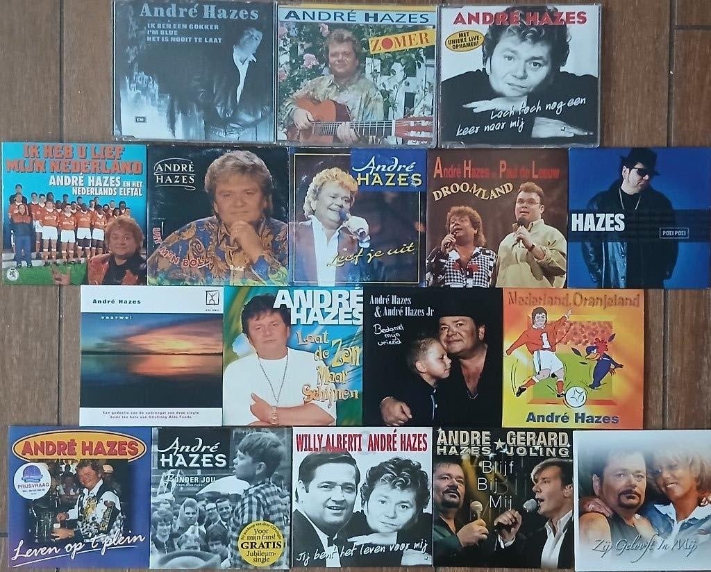 Partij CD Singles van Andre Hazes Sr. , 17 stuks, Ophalen of Verzenden, Zo goed als nieuw, Nederlandstalig