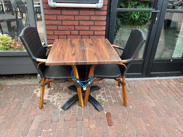 terrasstoel, Ophalen, Gebruikt, Aluminium, Stapelbaar