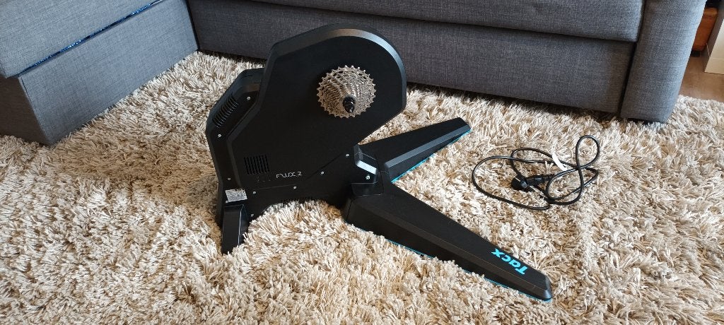 Tacx Flux 2 Smart T2980 Fietstrainer incl. casette, Ophalen, Zo goed als nieuw, Overige typen