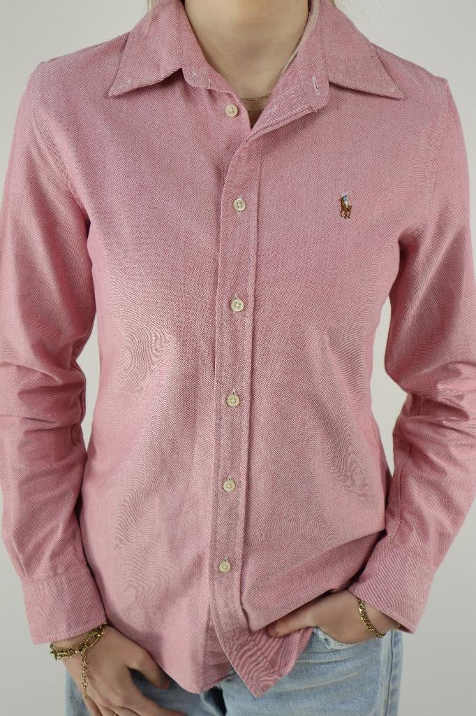 Ralph Lauren overhemd - S, Ophalen of Verzenden, Zo goed als nieuw, Ralph Lauren, Roze