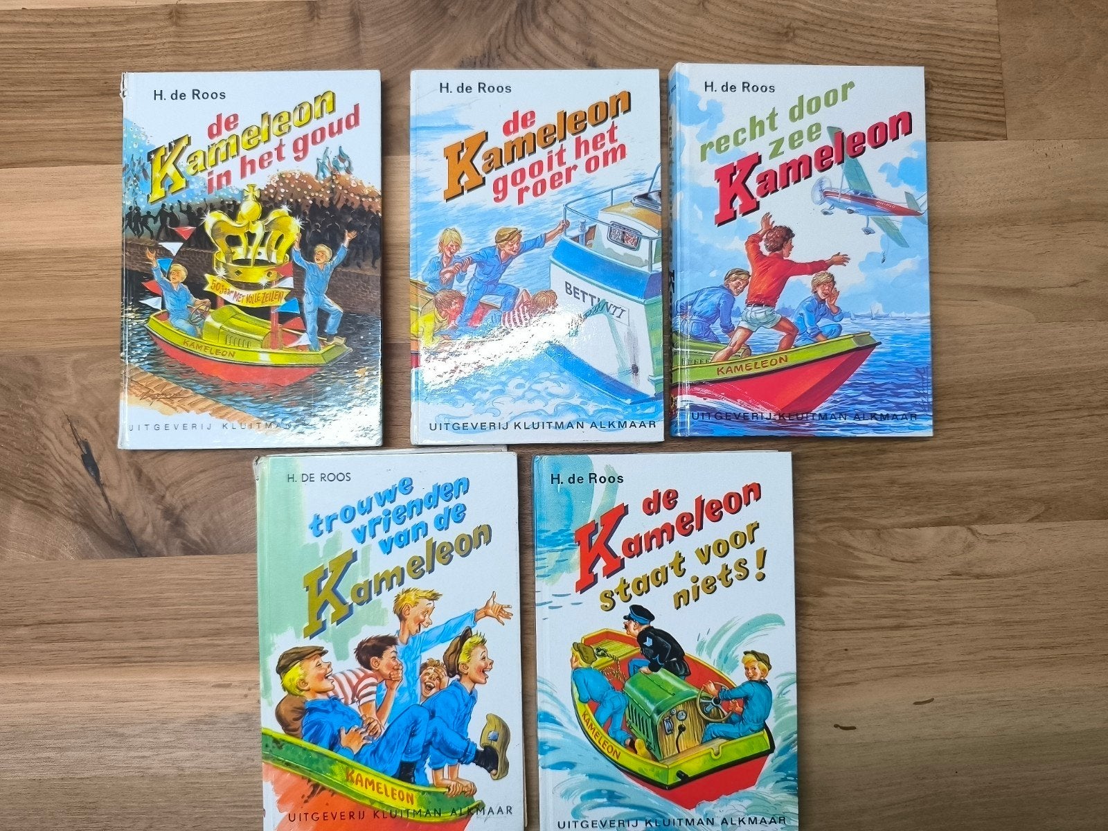 De Kameleon boekenreeks - 5 delen van H. de Roos, Ophalen of Verzenden, Gelezen, H. de Roos, Fictie algemeen