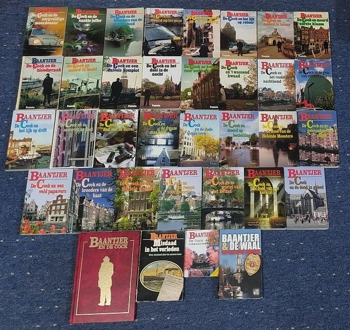 Baantjer de Cock boeken 35 stuks, Ophalen, Gelezen, A. C. Baantjer