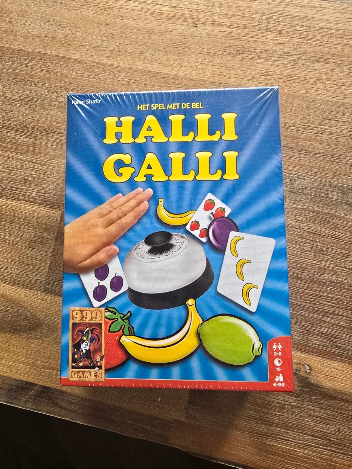 Nieuw! Halli Galli - Het spel met de bel, Een of twee spelers, Ophalen of Verzenden, Nieuw, 999 Games