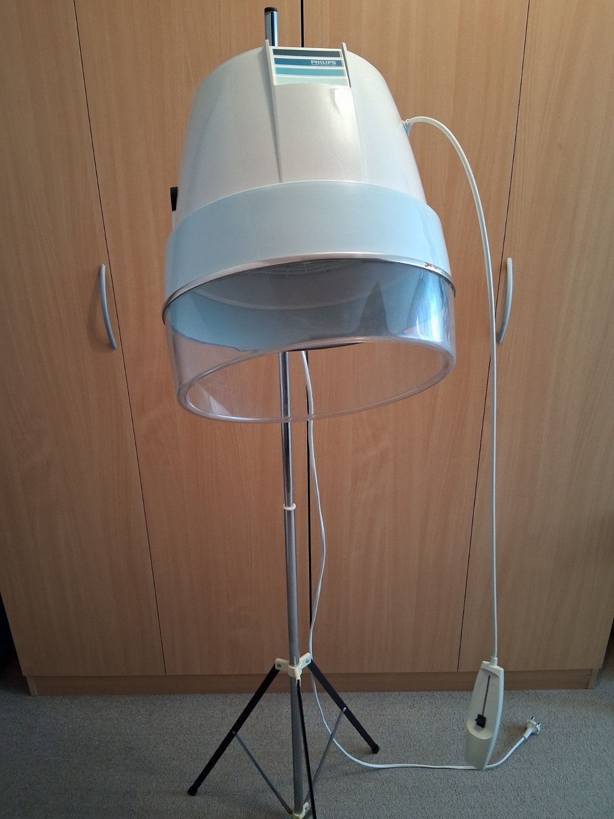 Vintage Philips HP4608 Haardroger op Statief - Werkend, Ophalen, Gebruikt, Haarverzorging