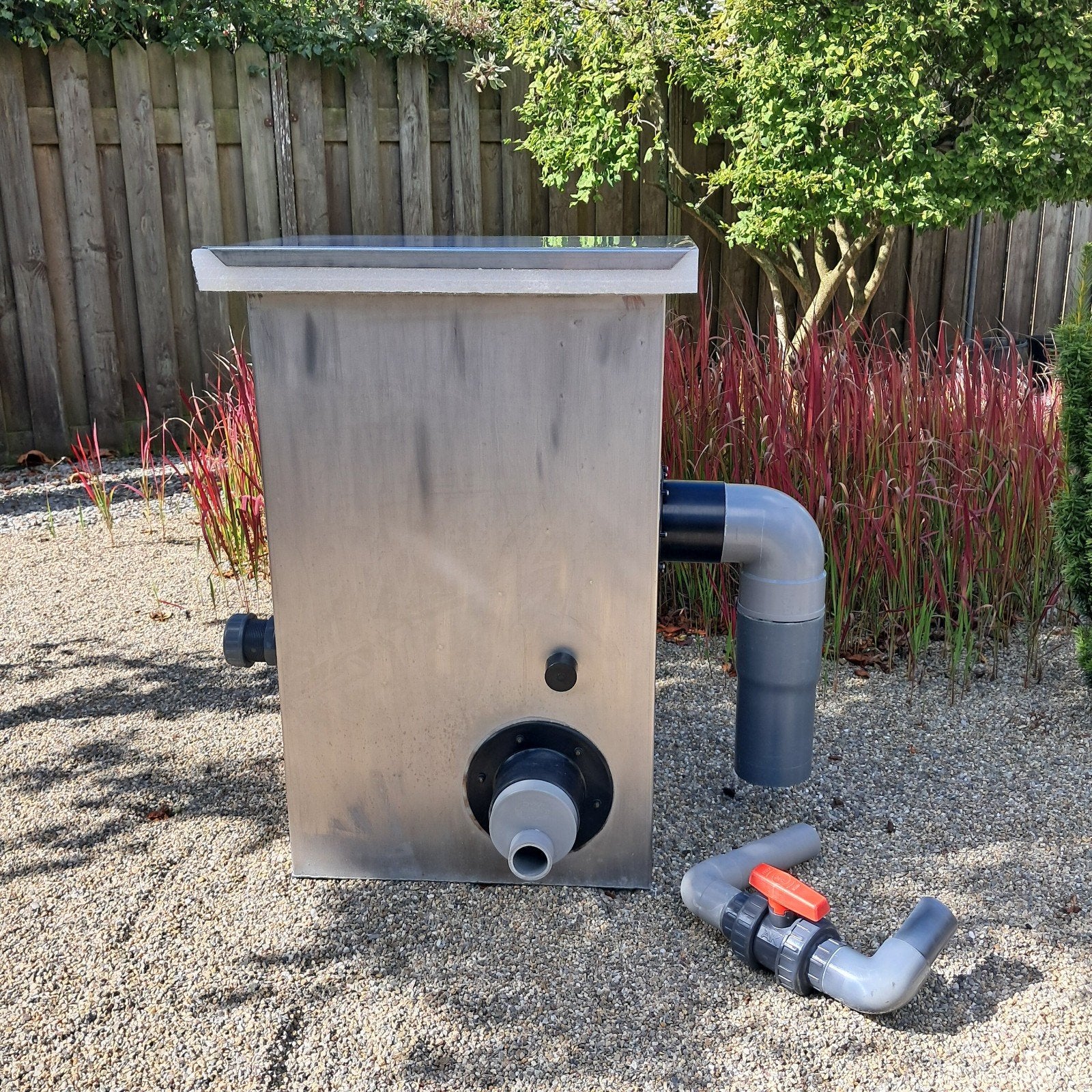 Solide Estrad roestvrijstalen sieve zeef filter izgst., Tuin en Terras, Vijver-toebehoren, Ophalen, Gebruikt, Vijverfilter