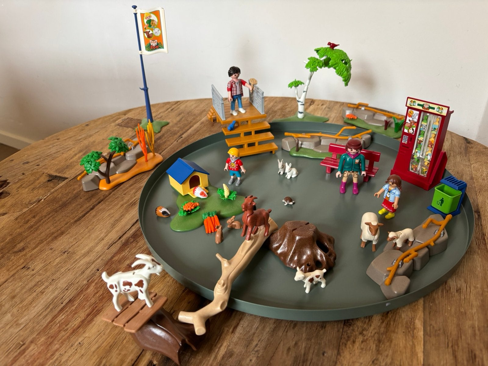 Playmobil Dierenpark / Kinderboerderij set, Kinderen en Baby's, Speelgoed | Playmobil, Ophalen of Verzenden, Gebruikt, Complete set