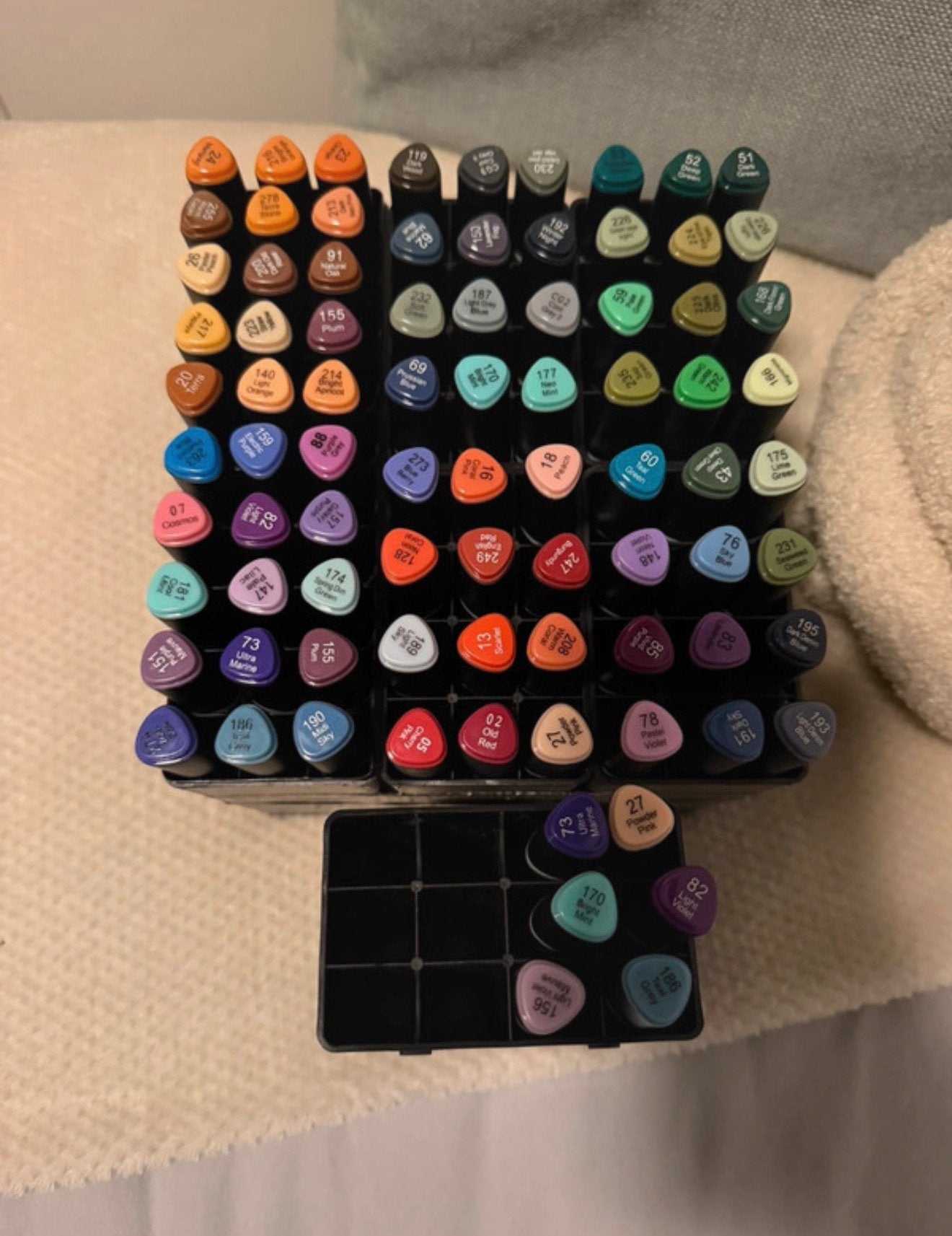 Decotime alcohol markers 78 stuks, Verzenden, Zo goed als nieuw, Potlood of Stift