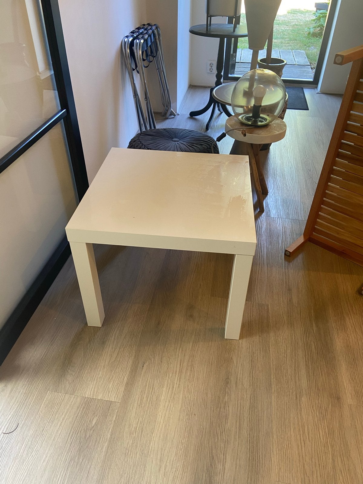IKEA LACK bijzettafel - Wit, Huis en Inrichting, Tafels | Bijzettafels, Gebruikt, Vierkant, 55 tot 75 cm, Hout