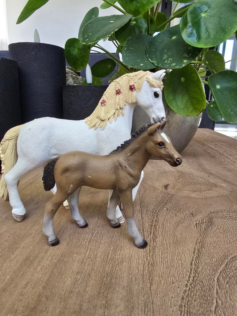 Schleich paarden set, Verzamelen, Dierenverzamelingen, Ophalen of Verzenden, Zo goed als nieuw, Paard, Beeldje of Figuurtje