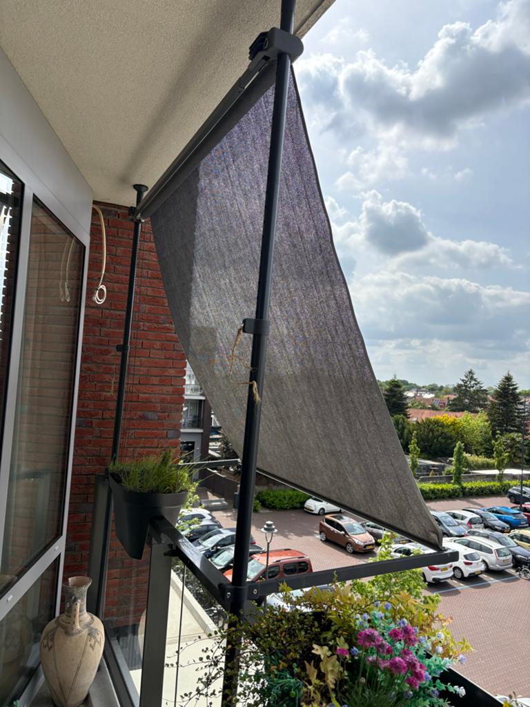 nesling klem zonwering breedte CA-190cm, Tuin en Terras, Gebruikt, Ophalen of Verzenden, Minder dan 250 cm, Uitvalscherm
