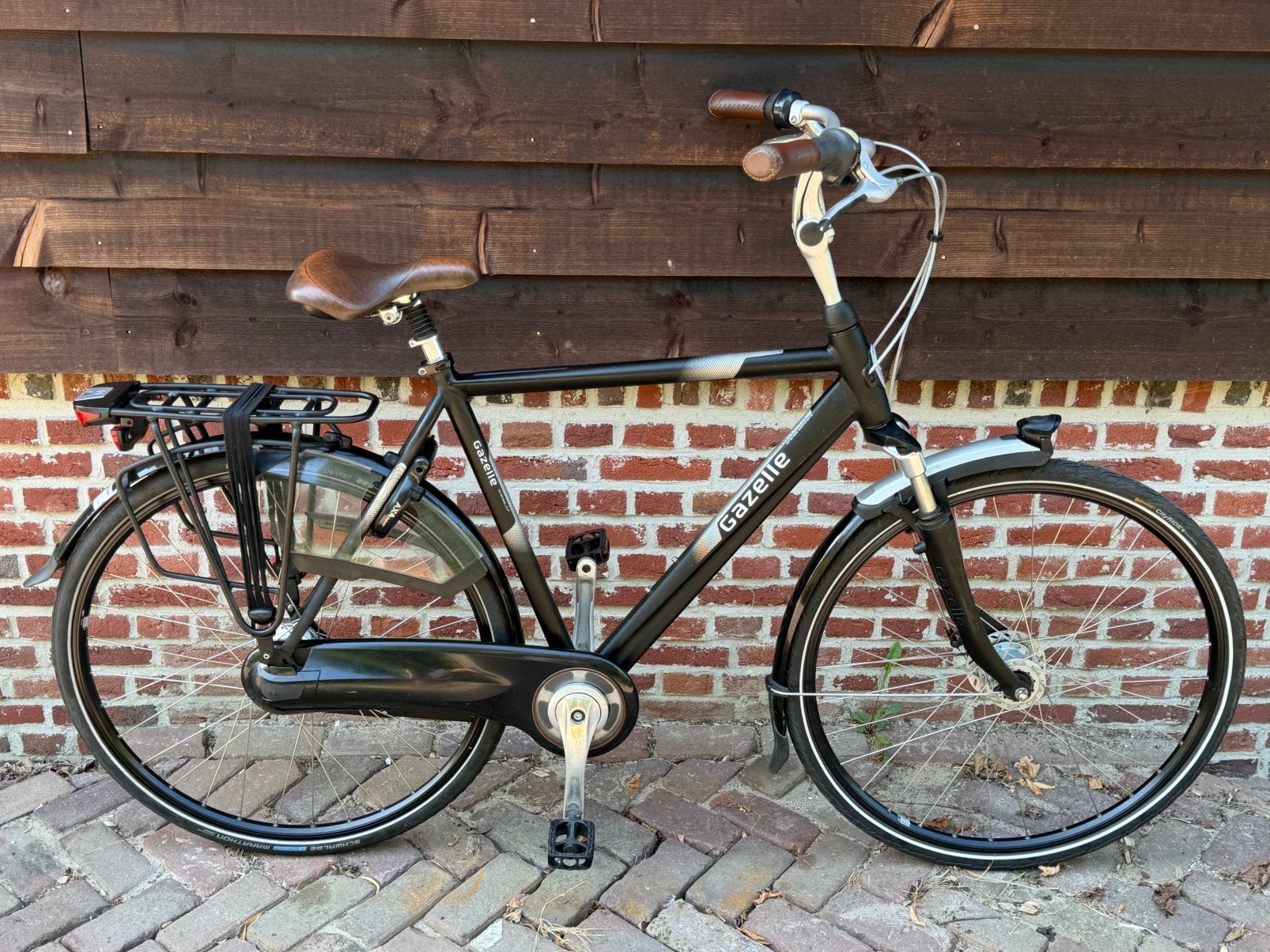 Als nieuwe Gazelle Orange C7 herenfiets 28 inch met 7v H57, Fietsen en Brommers, Ophalen, Versnellingen, Zo goed als nieuw, 57 tot 61 cm