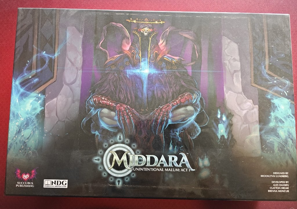 Middara - Unintentional Malum Act 1, Hobby en Vrije tijd, Drie of vier spelers, Ophalen, Zo goed als nieuw, Succubus Publishing