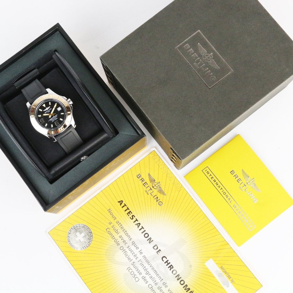 Breitling Superocean Rose Gold 44 (Zeer goed/ 2015), Staal, Staal, Breitling, Polshorloge