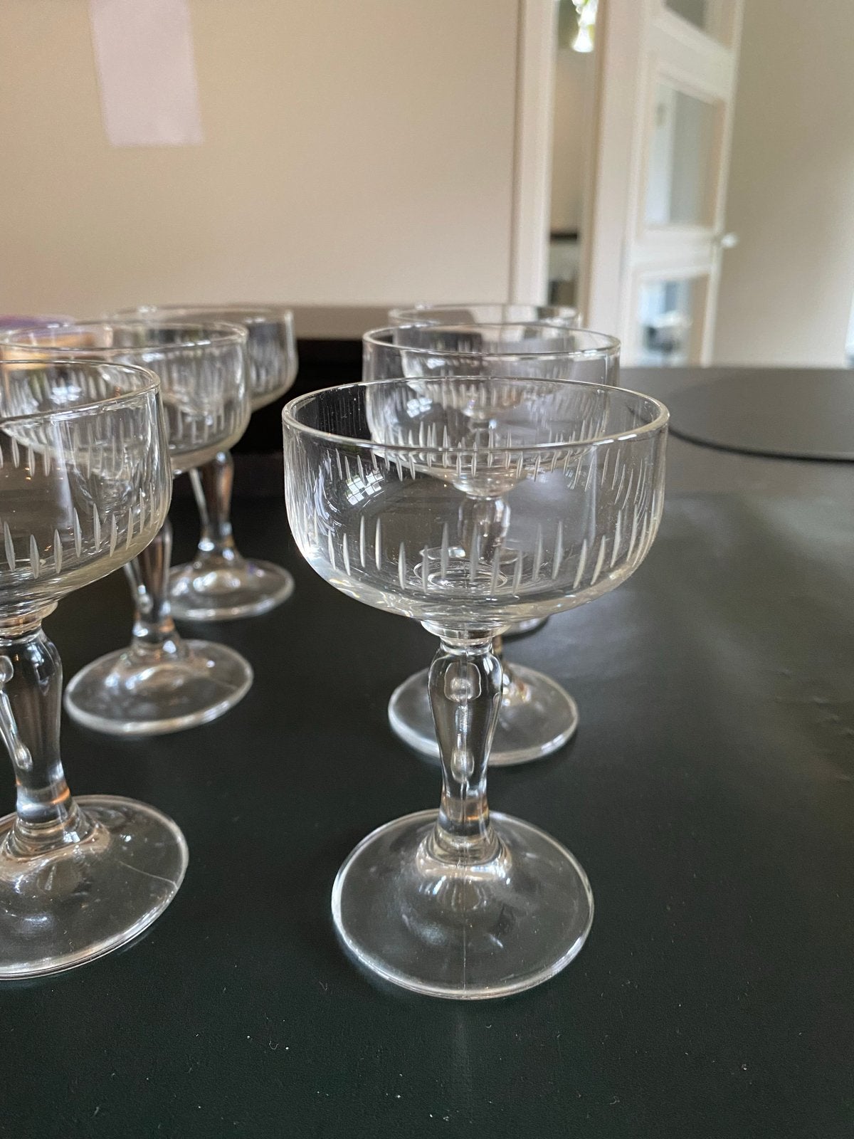 Set van 6 vintage likeur glaasjes, Ophalen of Verzenden