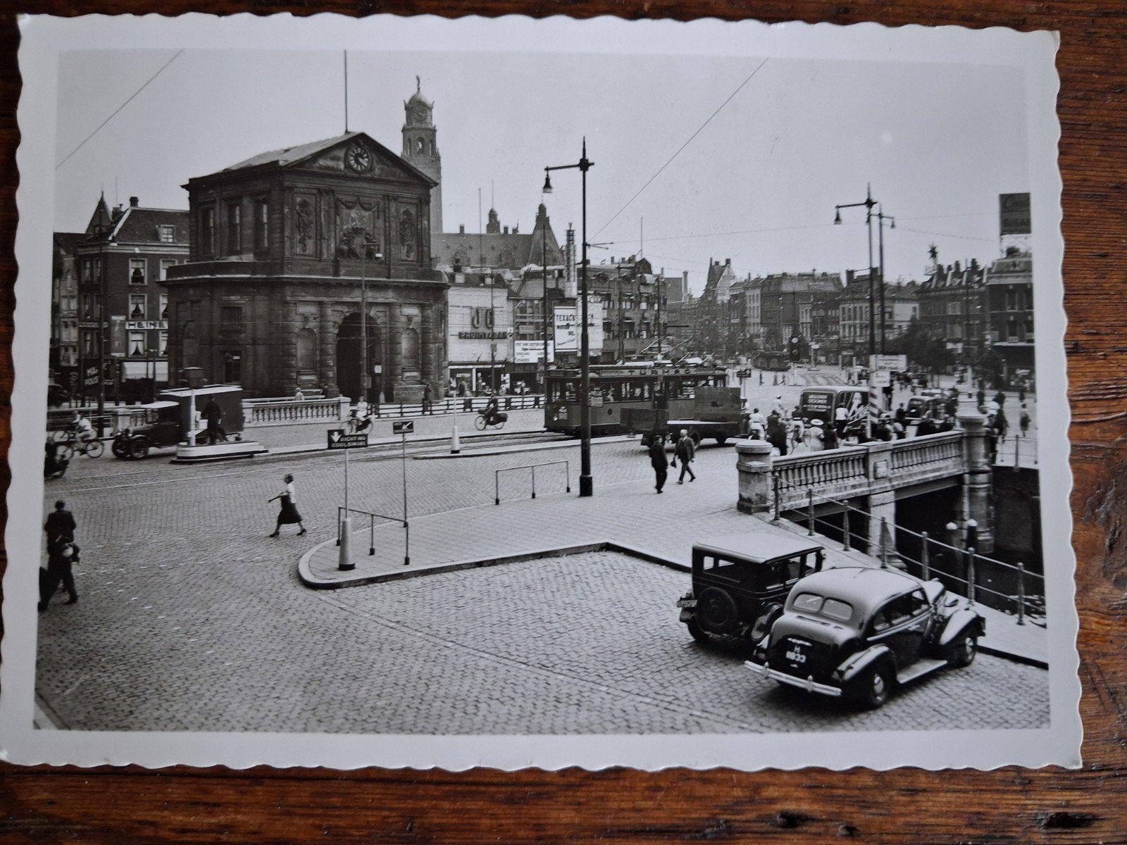 Rotterdam Delftse Poort met RET tram (jaren 30), Ophalen of Verzenden, 1920 tot 1940, Voertuig