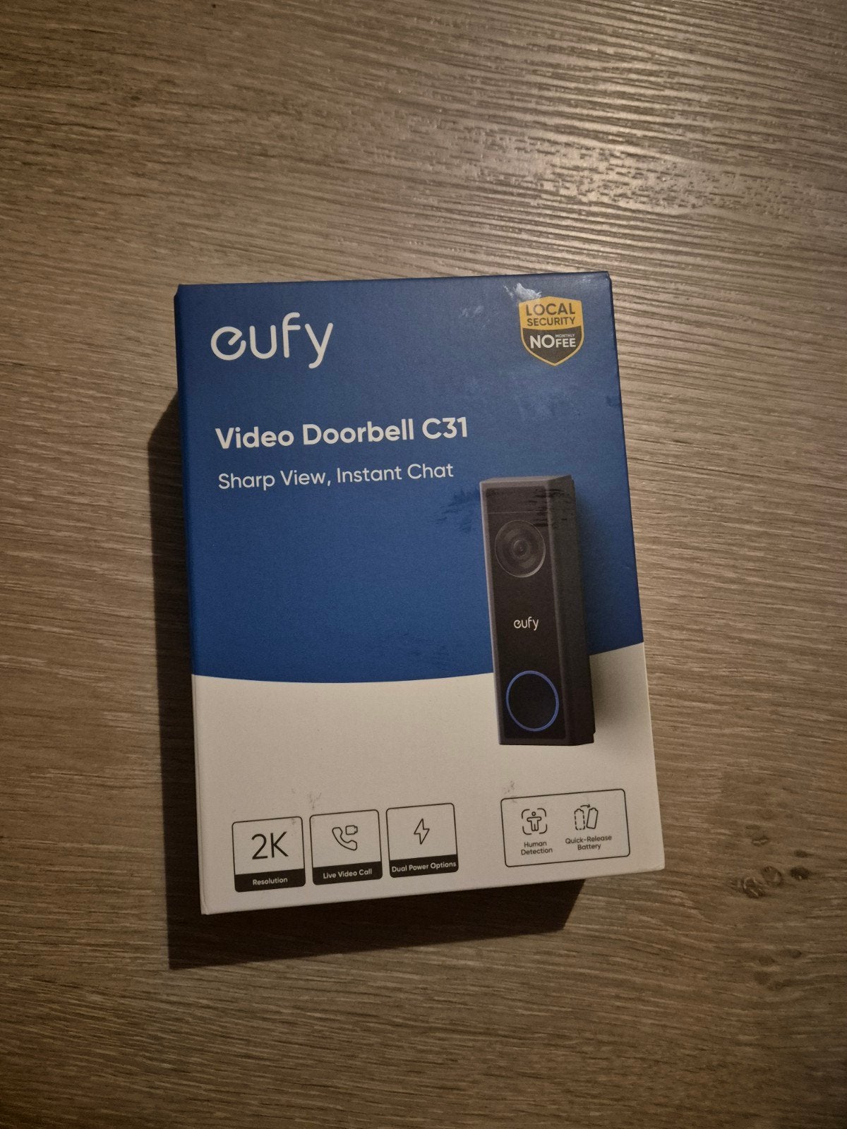 Eufy C31 Deurbel Nieuw in doos, Ophalen of Verzenden, Nieuw