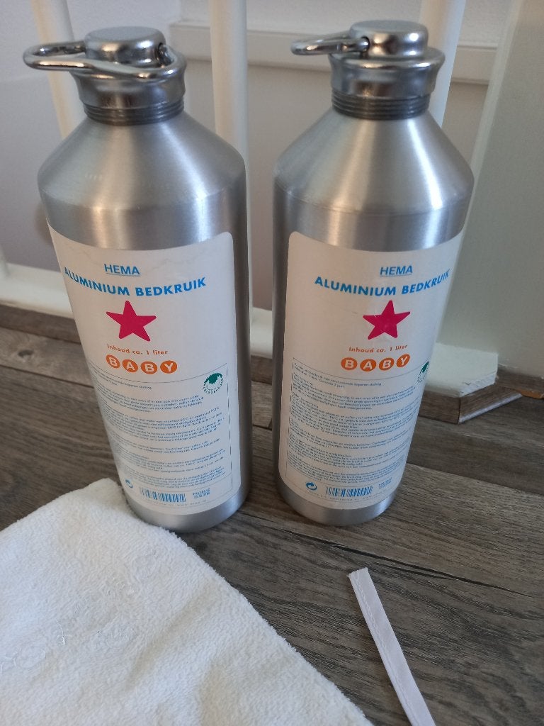 HEMA Aluminium bedkruik, Kinderen en Baby's, Badjes en Verzorging, Ophalen, Zo goed als nieuw, Overige typen, Hema