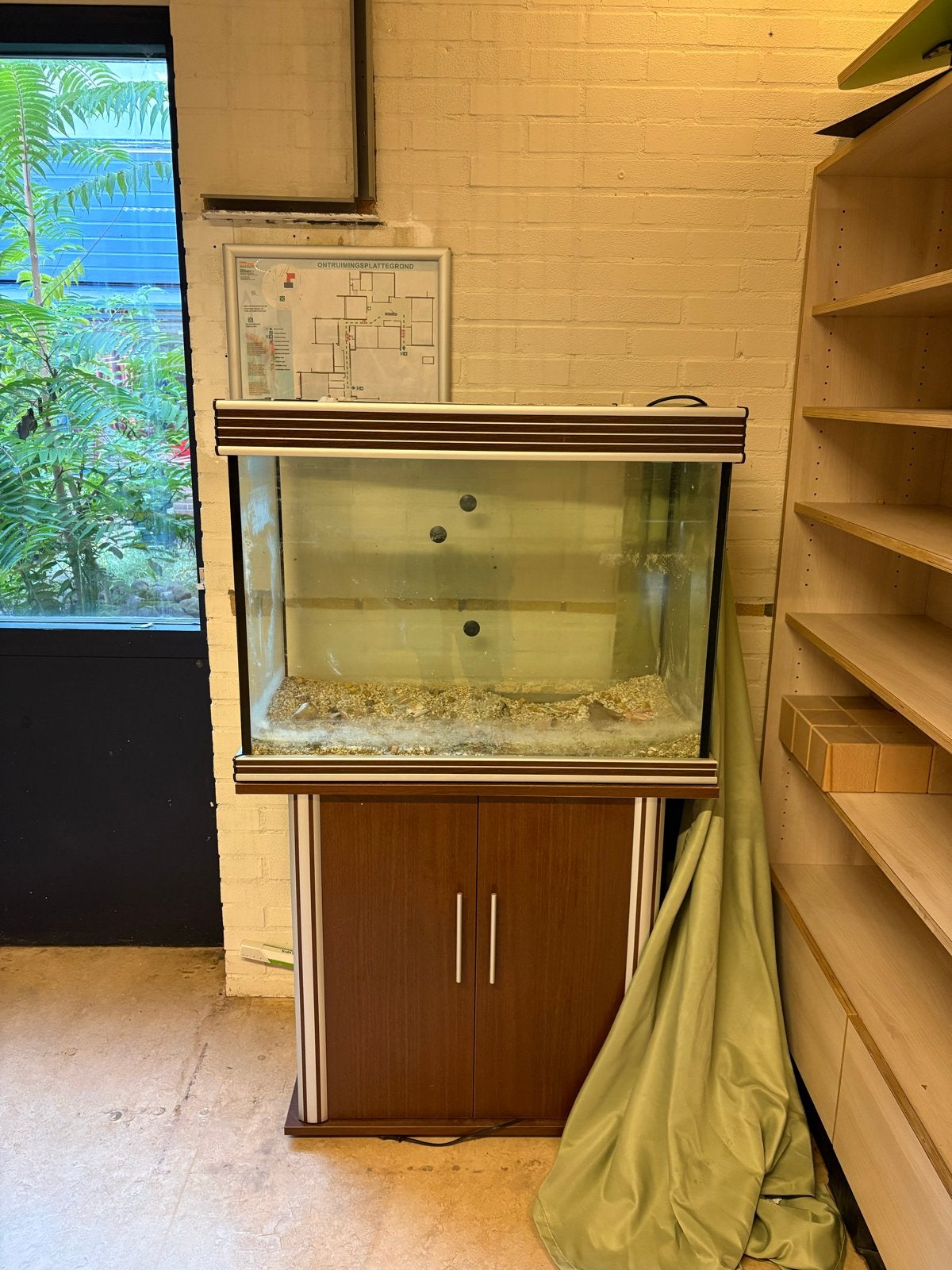 Aquarium 120 cm / 360L met meubel en toebehoren, Ophalen, Gebruikt, Aquariummeubel, Overige merken