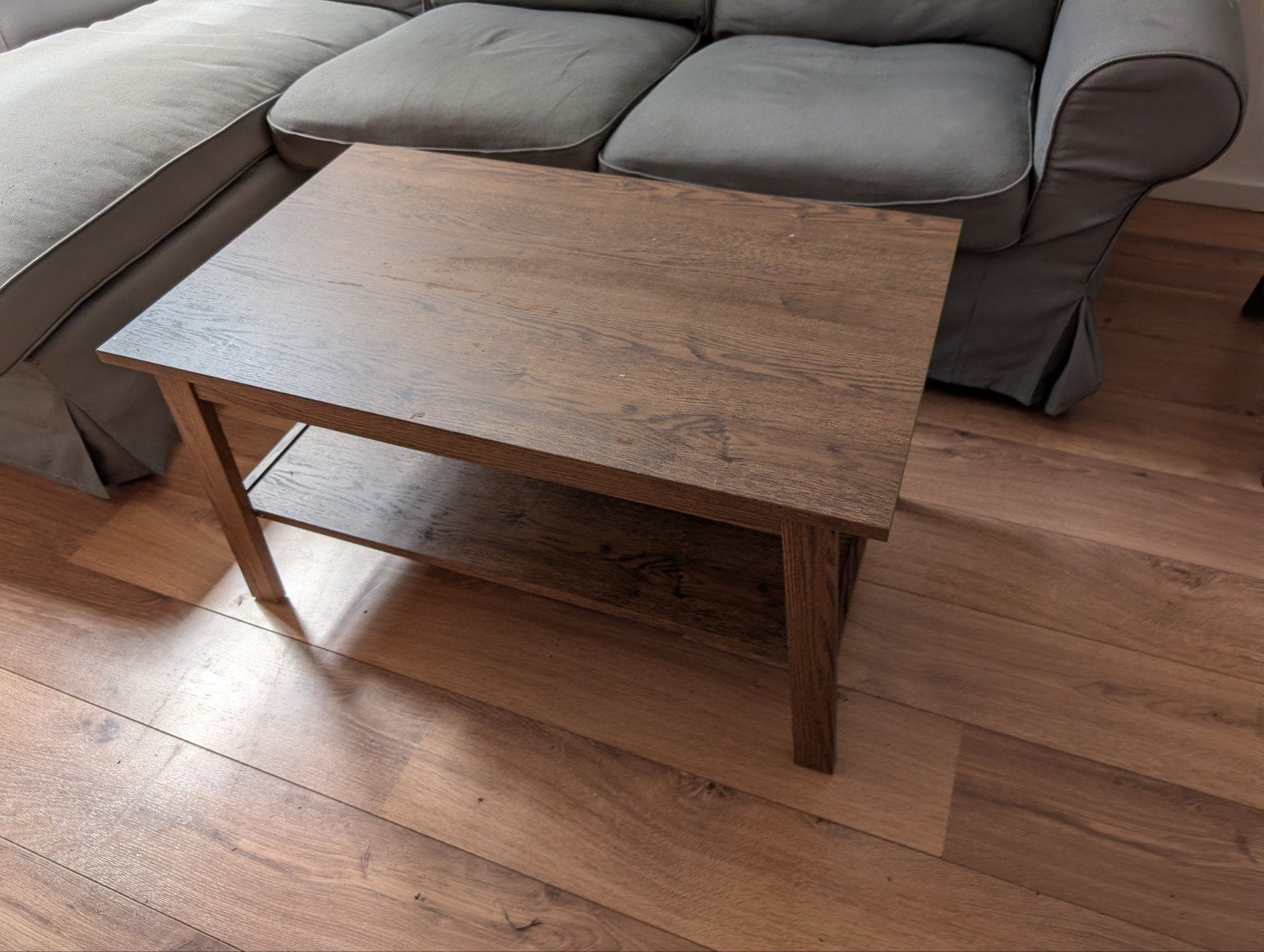 Salontafel donker bruin IKEA Lunnarp, Ophalen, 100 tot 150 cm, 50 tot 100 cm, Minder dan 50 cm