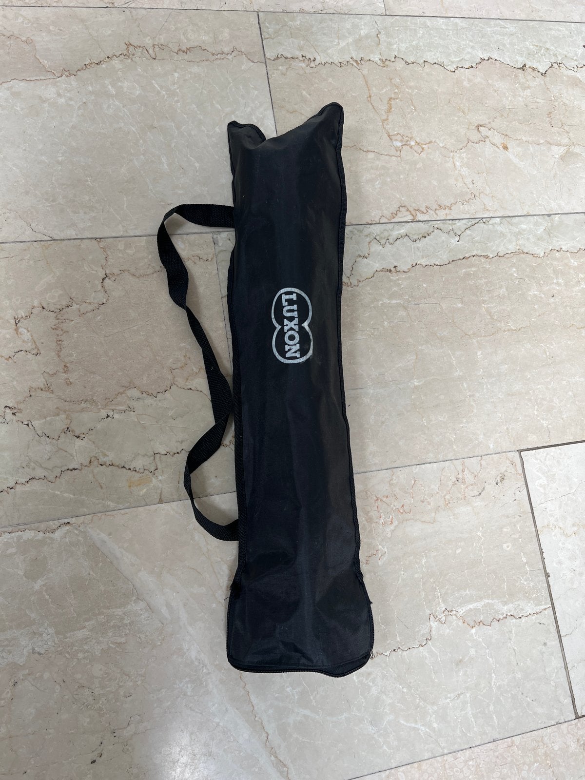 Luxon Driepoot Statief met Draagtas - gebruikt/ functioneel, Zo goed als nieuw, 150 tot 175 cm, Met balhoofd, Ophalen of Verzenden