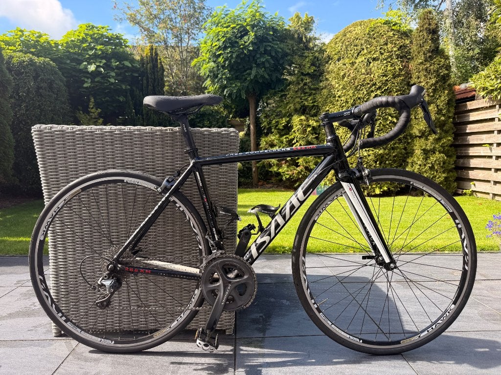 Racefiets Isaac maat S/50, Fietsen en Brommers, 28 inch, Gebruikt, Velgrem, Aluminium