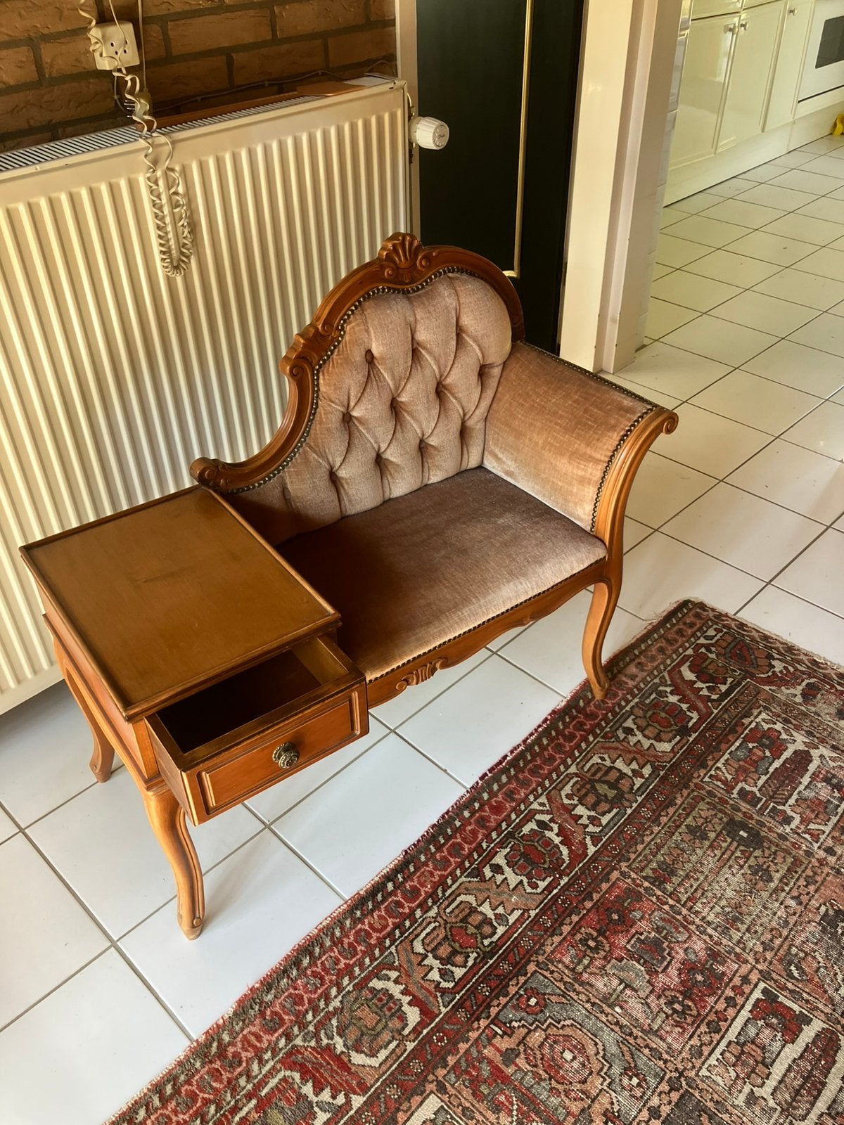 Telefoonbankje, Ophalen, Gebruikt, Eenpersoons, Minder dan 75 cm