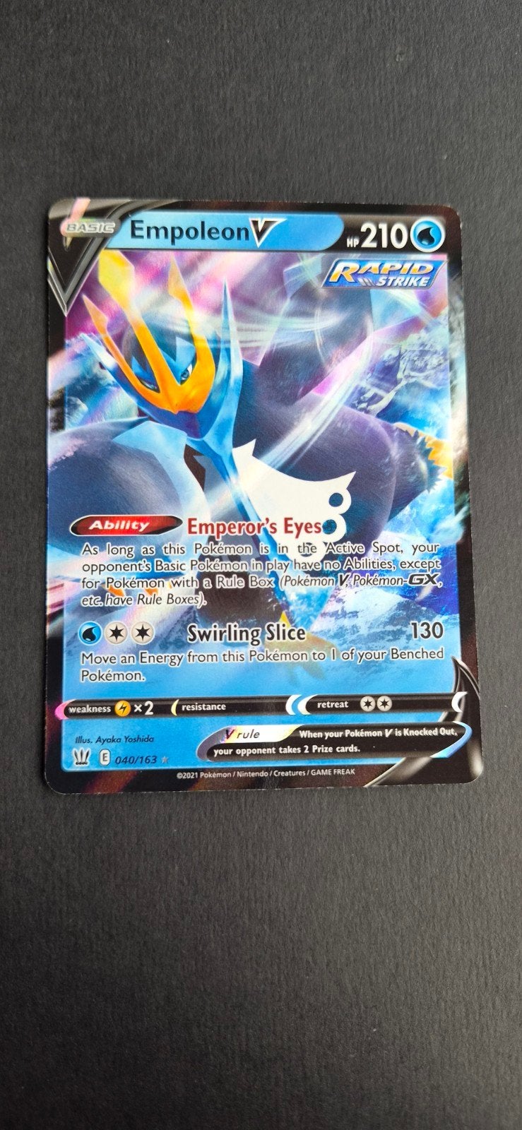 Empoleon V (040/163) - Battle Styles Pokémon Kaart, Hobby en Vrije tijd, Verzamelkaartspellen | Pokémon, Ophalen of Verzenden