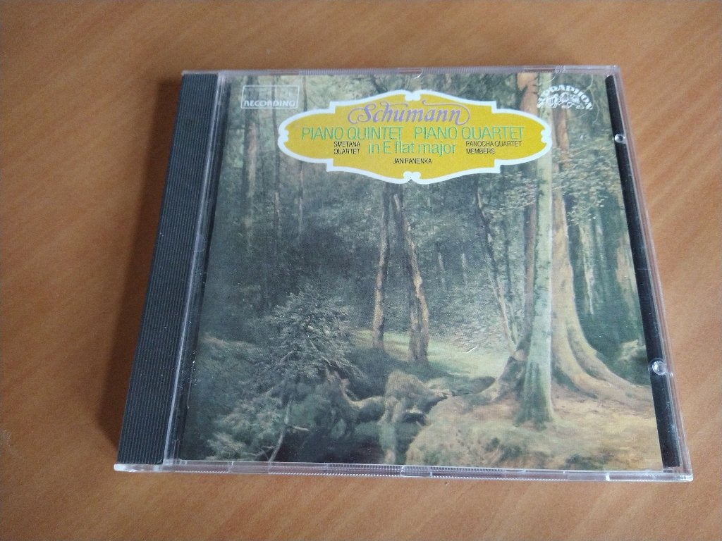 CD Schumann - Jan Panenka. Piano Quintet + Piano Quartet, Ophalen of Verzenden, Romantiek, Zo goed als nieuw, Kamermuziek