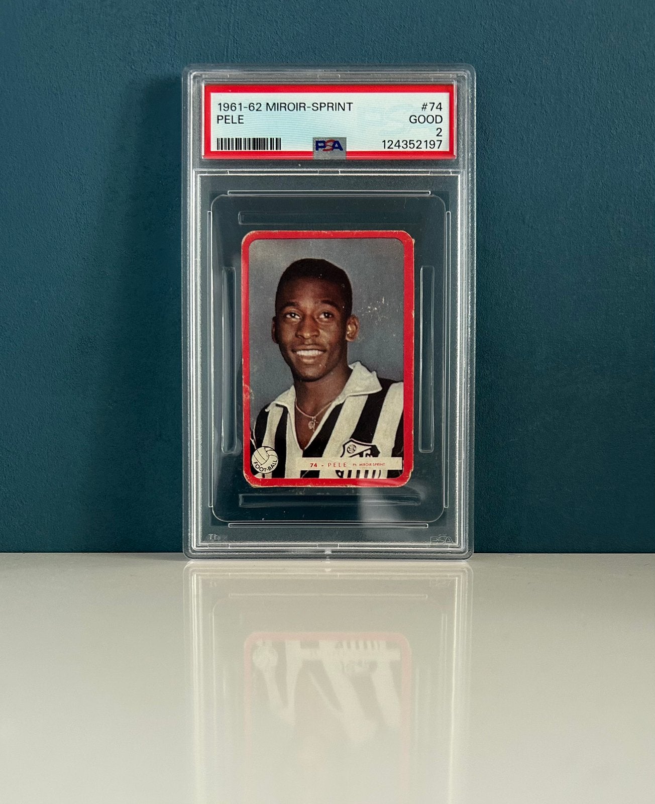 Pele 1961 Miroir Sprint PSA 2, Ophalen of Verzenden, Zo goed als nieuw, Poster, Plaatje of Sticker